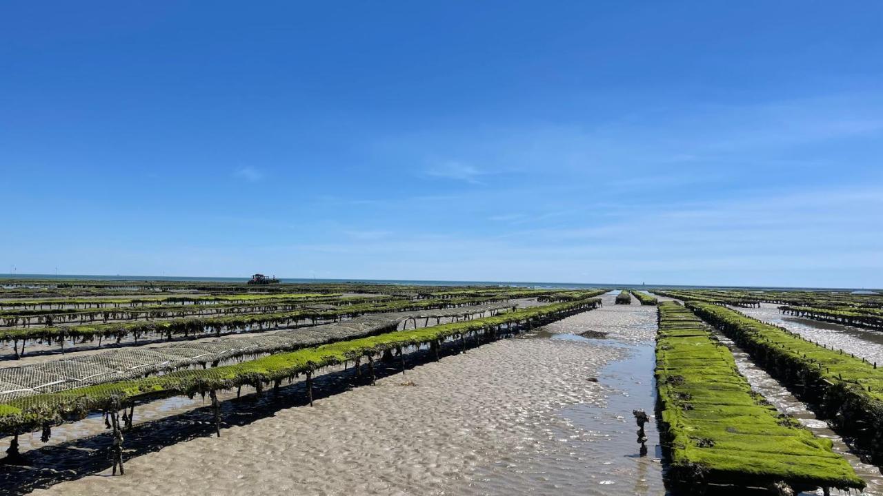 Maison Sur La Plage Avec Vue Mer Panoramique Le Martray Exteriér fotografie